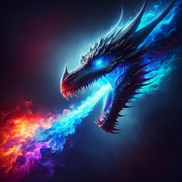 Fire breathing dragon